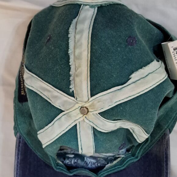 Daytona Beach Shark Distinctive Headwear Retro Faded Adjustable Baseball Hat - Picture 14 of 15